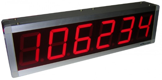 Display orologi datari temperatura a led